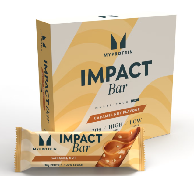 My Protein Impact Bar Caramel Nut 6x64g 